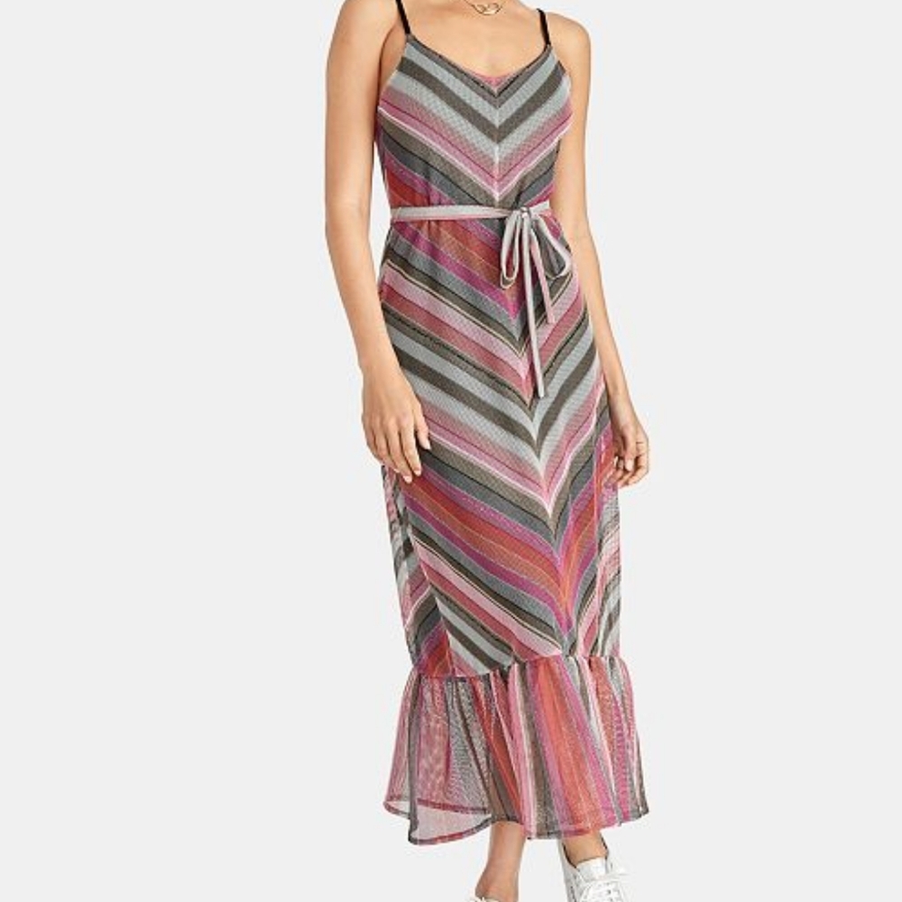 RACHEL Rachel Roy

Finn Chevron-Striped Ruffle